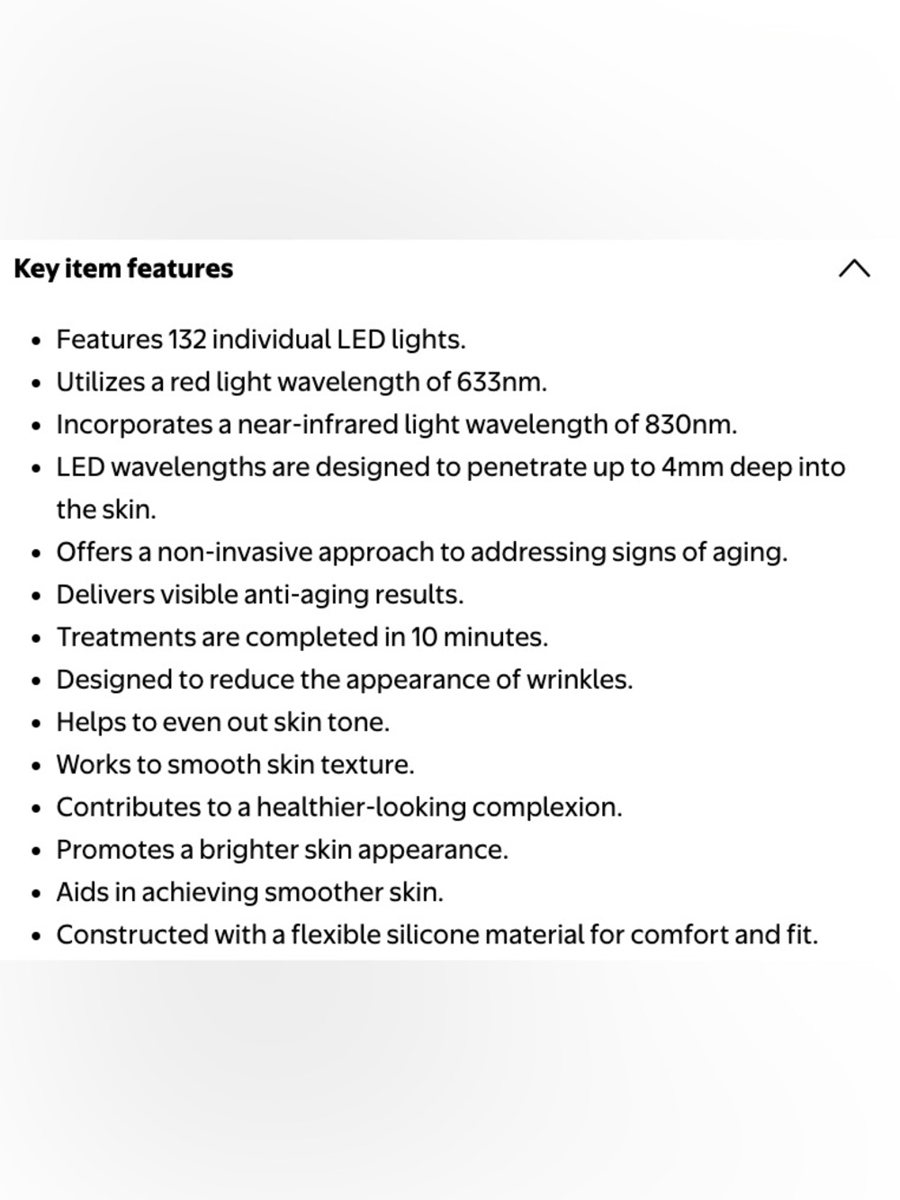 NIB CurrentBody Skin LED Facial Mask - Picture 5 of 5